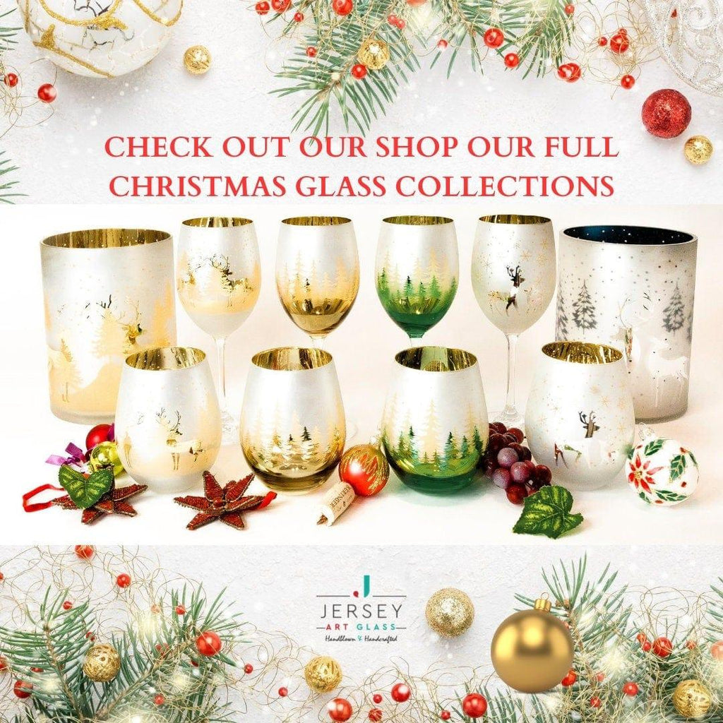 Gold & Silver Deer Stemless Wine Glasses - Che Cose Belle