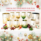 Gold & Silver Deer Stemless Wine Glasses - Che Cose Belle