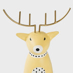 Golden Antler Reindeer Figurine - Che Cose Belle