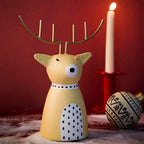 Golden Antler Reindeer Figurine - Che Cose Belle