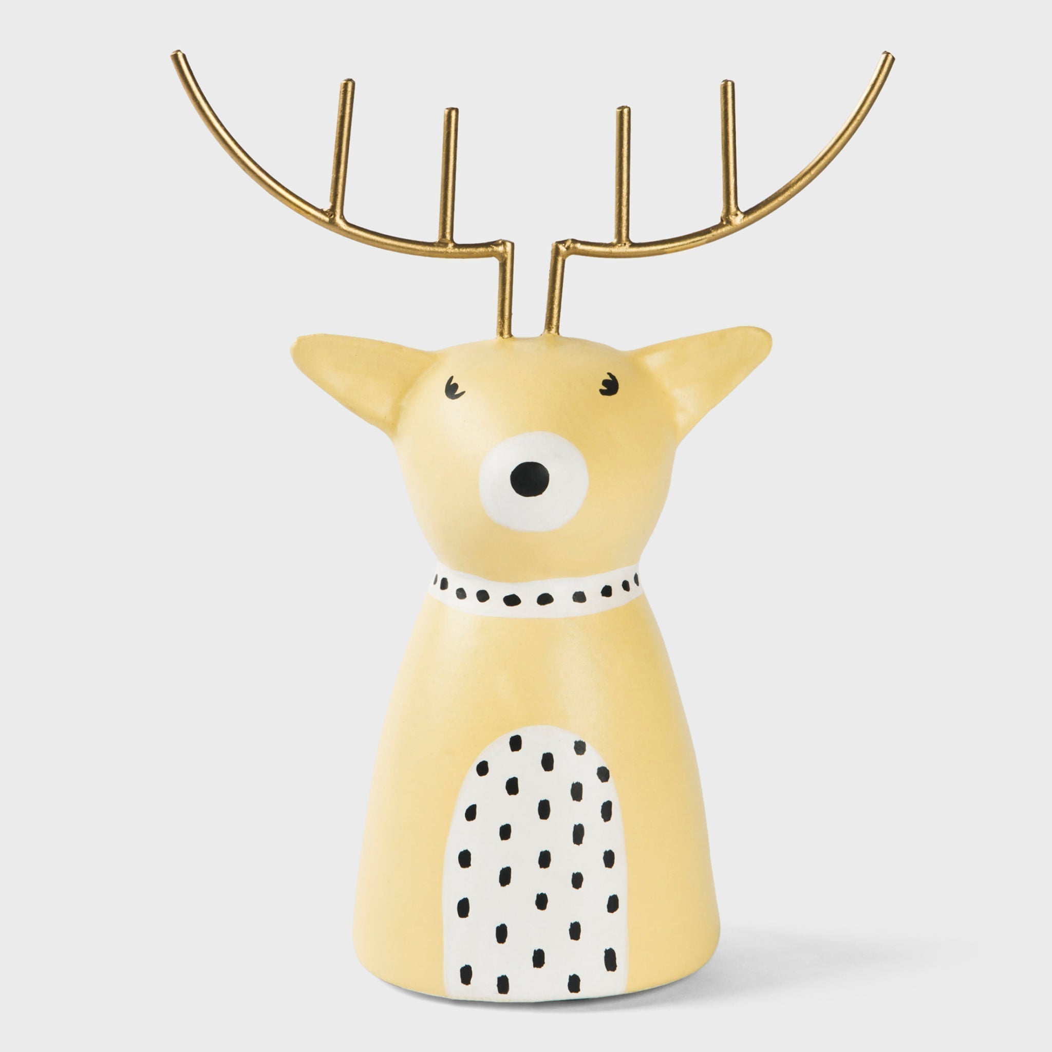 Golden Antler Reindeer Figurine - Che Cose Belle