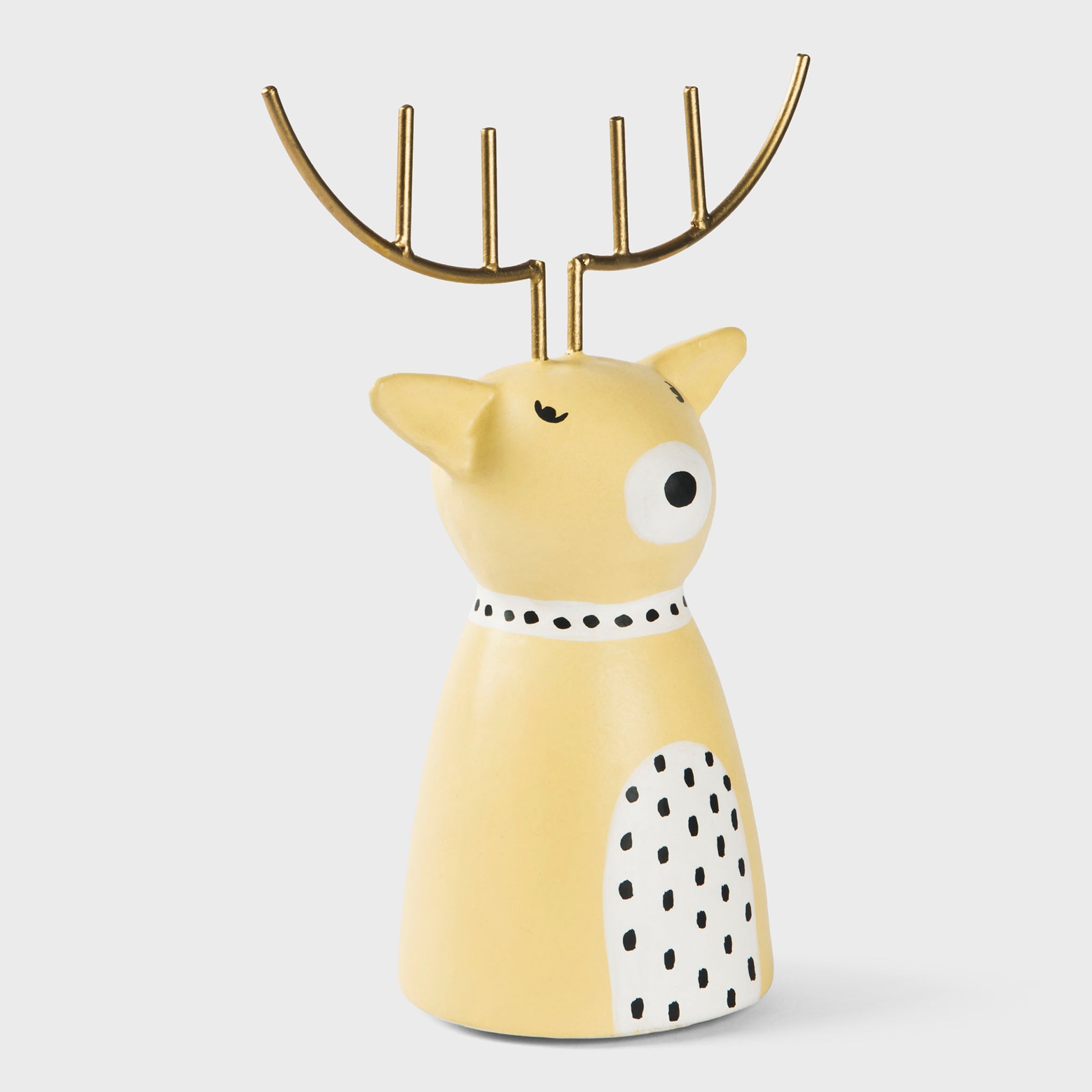 Golden Antler Reindeer Figurine - Che Cose Belle