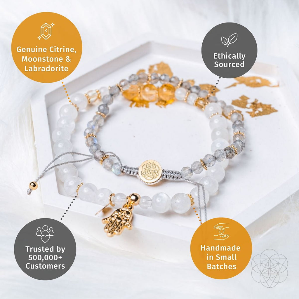 Golden Hand of Fortune - Bracelets of Wealth - Che Cose Belle