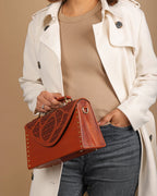 Golden Horizon Tan Crossbody Bag - Che Cose Belle