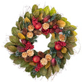 Golden Pinecone & Pomegranate Wreath - Che Cose Belle