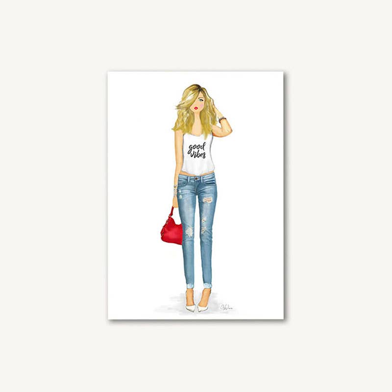 Good Vibes Greeting Card - Che Cose Belle