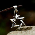Gothic Gem-set Star Of David Stainless Steel Pendant - Che Cose Belle