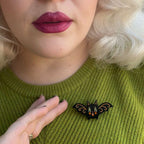 Gothic Glam Bat Brooch by Johanna Parker x Lipstick & Chrome