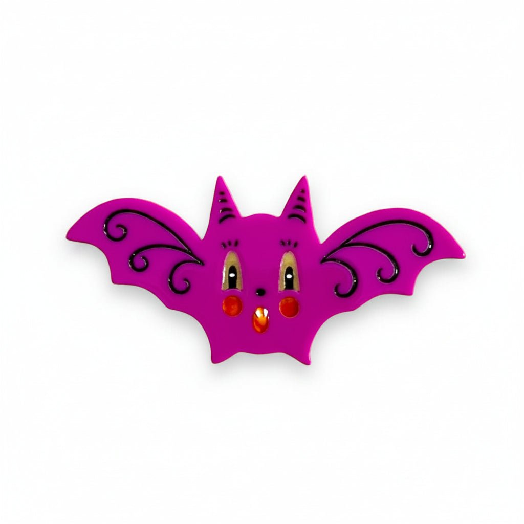 Gothic Glam Bat Scatter Pin PLUM by Johanna Parker x Lipstick & Chrome - Che Cose Belle