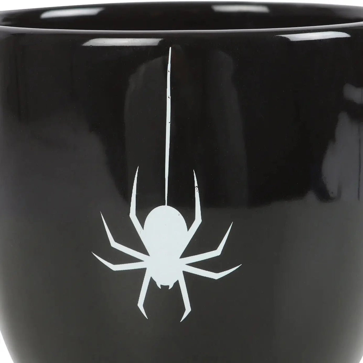 Gothic Halloween Black Spider Teacup - Che Cose Belle