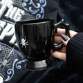 Gothic Halloween Black Spider Teacup - Che Cose Belle