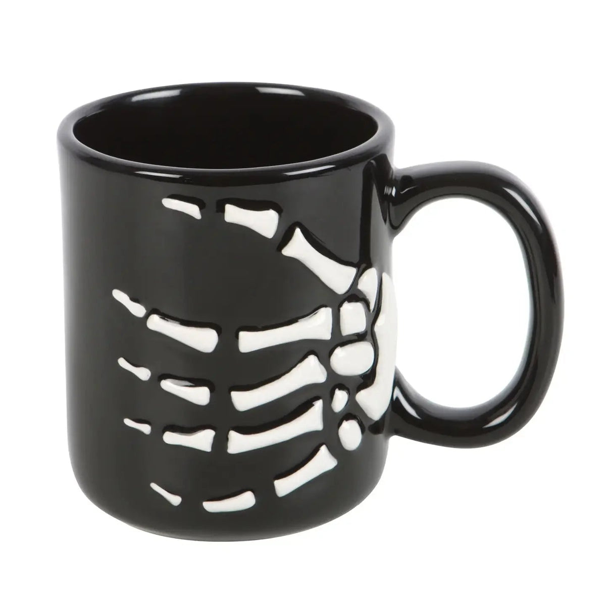 Gothic Halloween Skeleton Hand Mug - Che Cose Belle