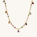 Graceful Delight Multi - Color Sapphire and Tourmaline Necklace - Che Cose Belle