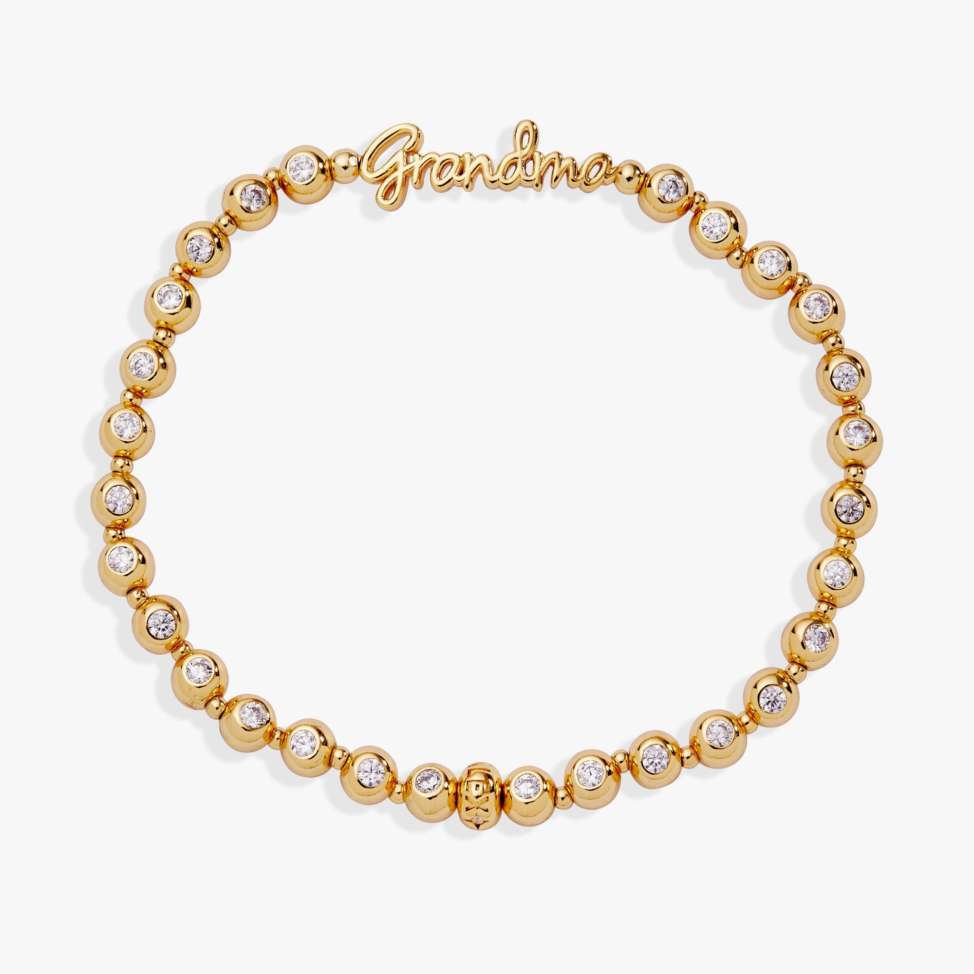 Grandma Elongated Crystal Stretch Bracelet - Che Cose Belle