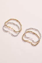 Grandma Elongated Crystal Stretch Bracelet - Che Cose Belle