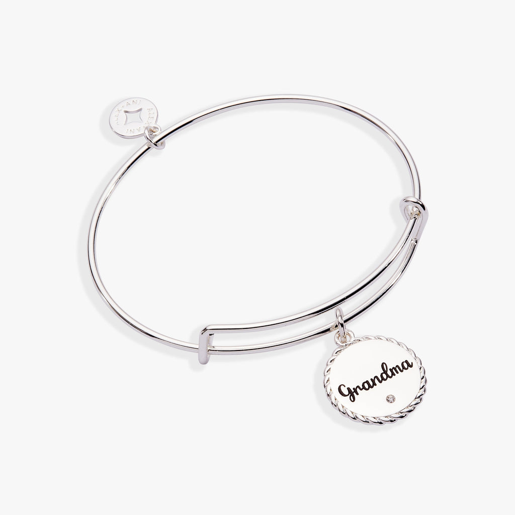 Grandma 'Wise And Warm, Her Love Feels Like Home' Charm Bangle - Che Cose Belle