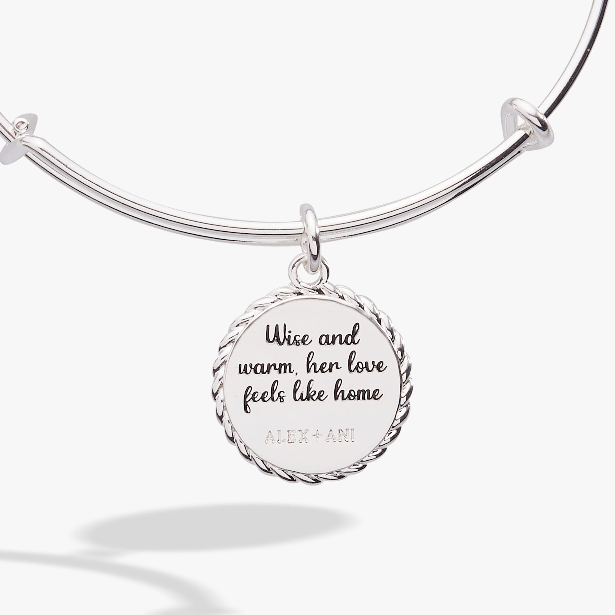 Grandma 'Wise And Warm, Her Love Feels Like Home' Charm Bangle - Che Cose Belle