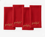 Grateful Embroidered Napkins - Che Cose Belle