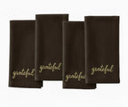 Grateful Embroidered Napkins - Che Cose Belle