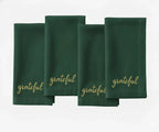 Grateful Embroidered Napkins - Che Cose Belle
