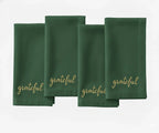 Grateful Embroidered Napkins - Che Cose Belle