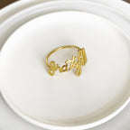Grateful Napkin Ring - Gold - Che Cose Belle
