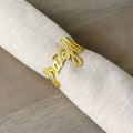 Grateful Napkin Ring - Gold - Che Cose Belle