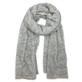 Gray Ultra Plush Alpaca Scarf Lightweight Cozy Shawl