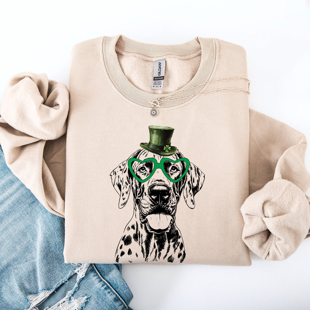 Great Dane, Adorable Dog, St Patrick's Day, Lucky, Irish Sweatshirt - Che Cose Belle