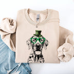 Great Dane, Adorable Dog, St Patrick's Day, Lucky, Irish Sweatshirt - Che Cose Belle