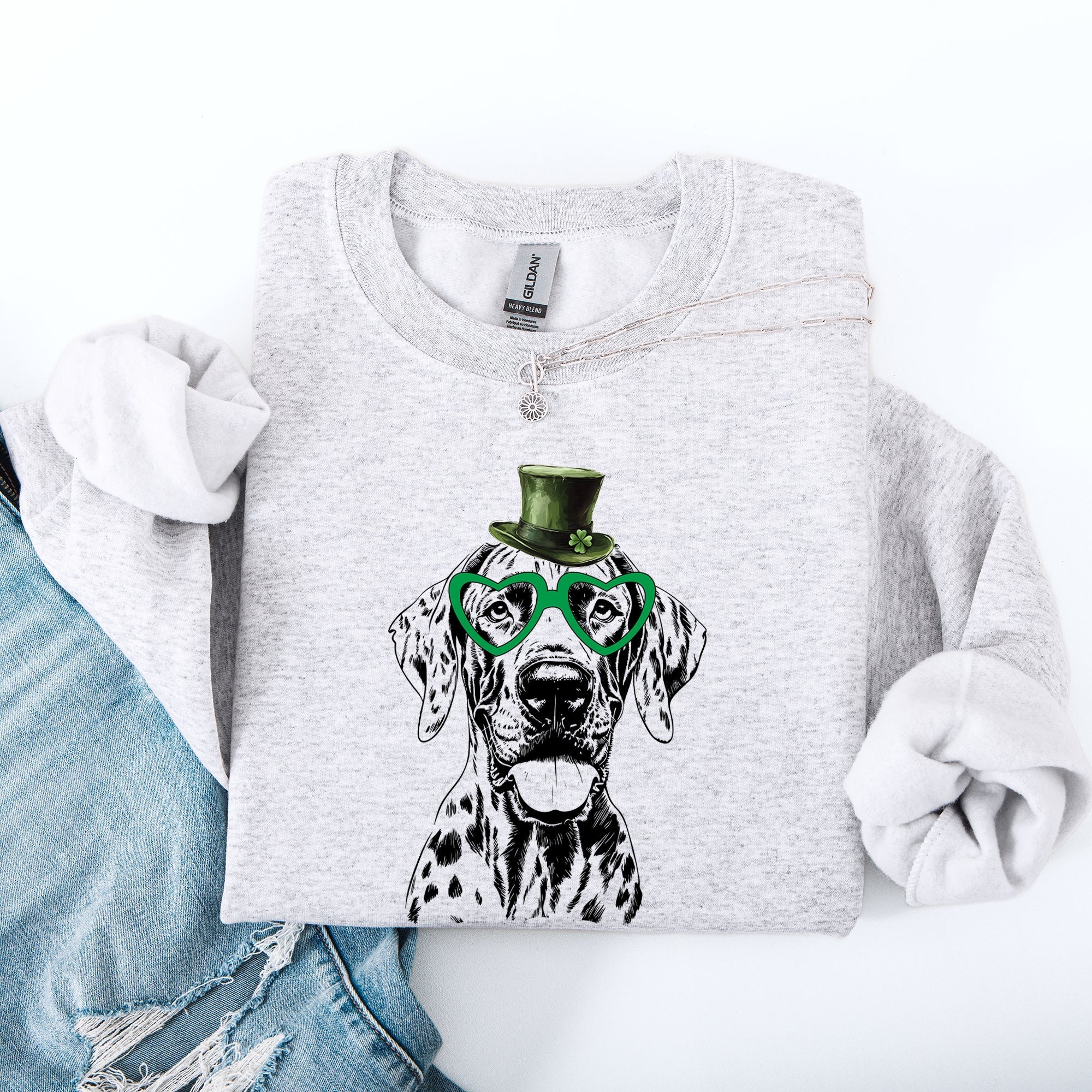 Great Dane, Adorable Dog, St Patrick's Day, Lucky, Irish Sweatshirt - Che Cose Belle