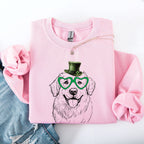 Great Pyrenees, Adorable Dog, St Patrick's Day, Lucky, Irish Sweatshirt - Che Cose Belle