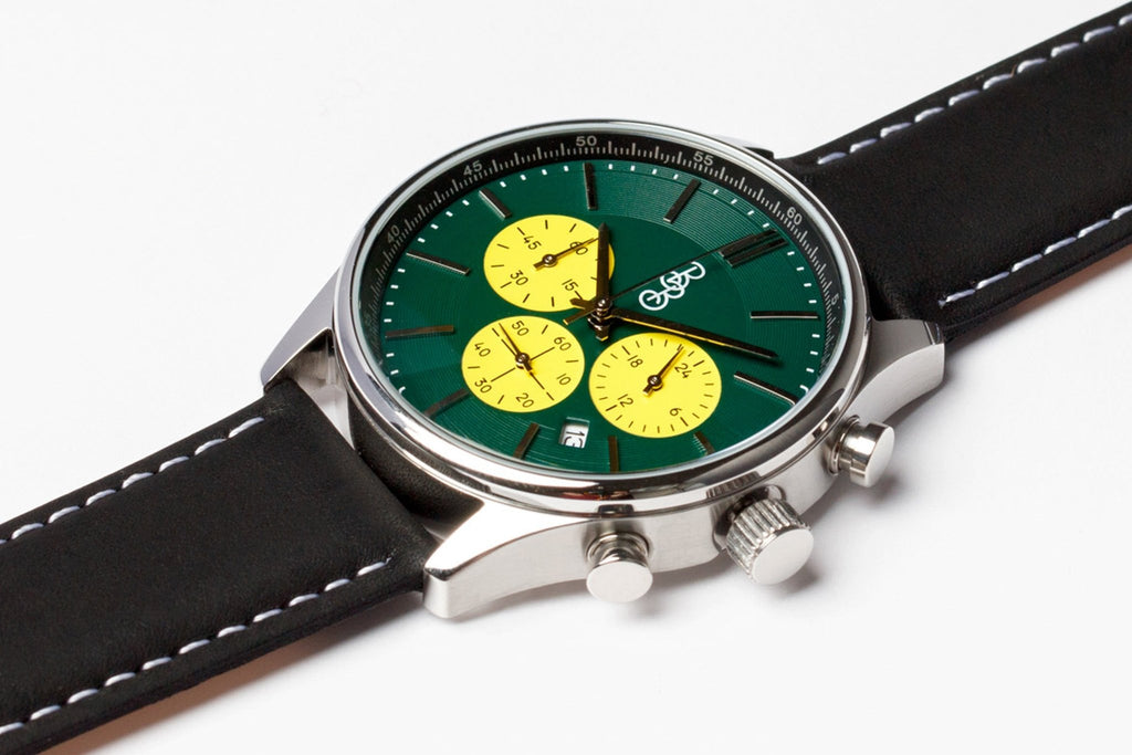 Green and Yellow Chronograph - Che Cose Belle