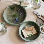 Green Iron Tray Bird Decorative Tray - Che Cose Belle