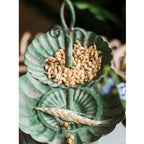 Green Iron Two Tier Small Decorative Tray - Che Cose Belle