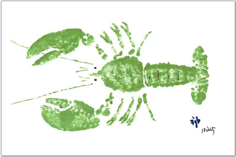 Green Lobster Placemat | Coastal - Che Cose Belle