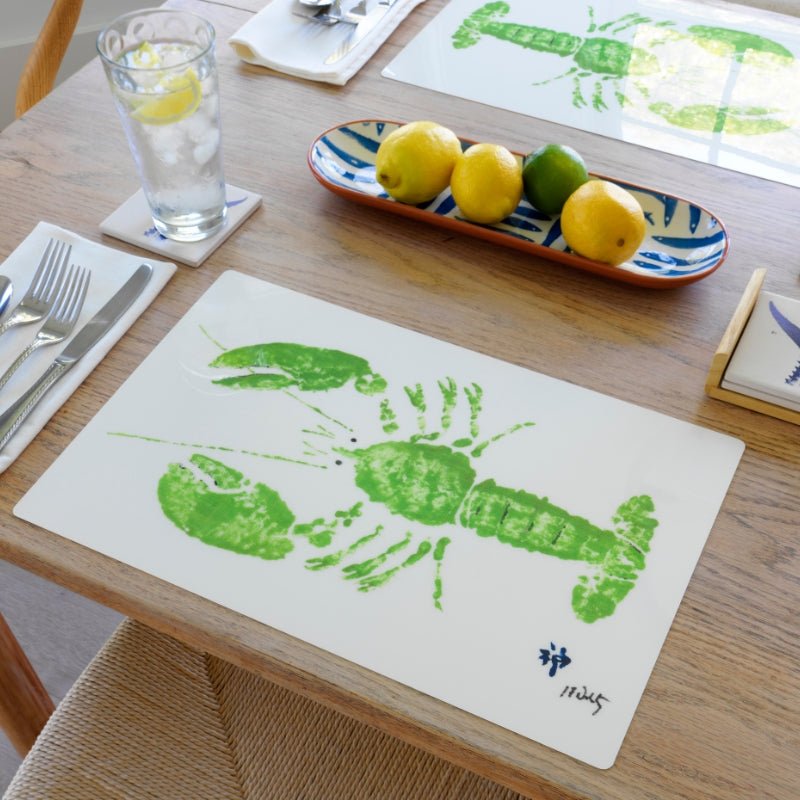Green Lobster Placemat | Coastal - Che Cose Belle