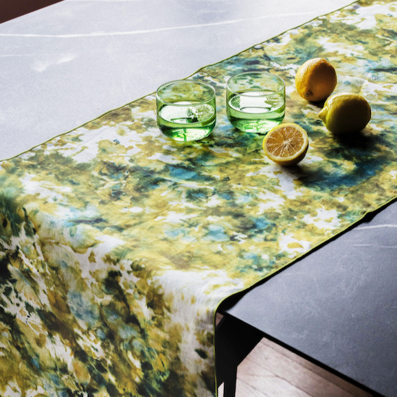Green Marble Runner - Che Cose Belle