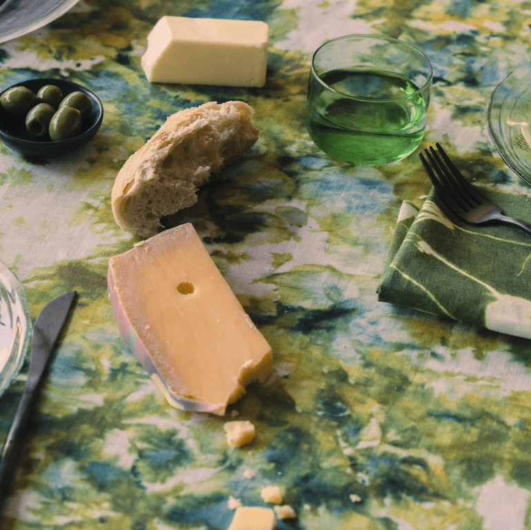 Green Marble Tablecloth - Che Cose Belle