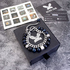 Green Tiger Eye Stainless Steel Bracelet - Che Cose Belle
