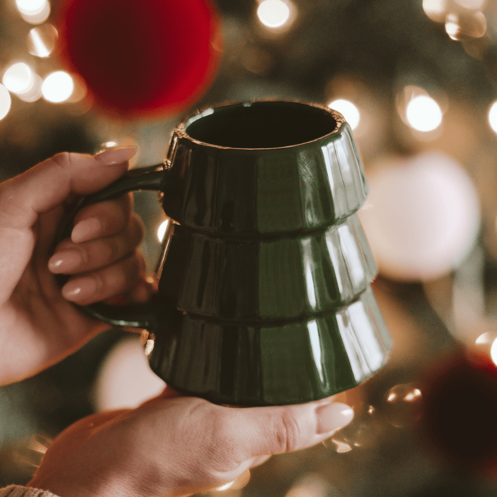 Green Tree 17 oz Figural Coffee Mug - Che Cose Belle