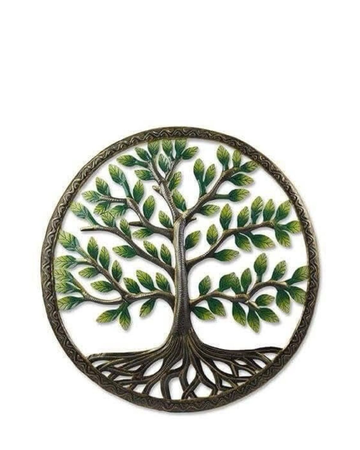 Green Tree of Life Metal Art - Che Cose Belle