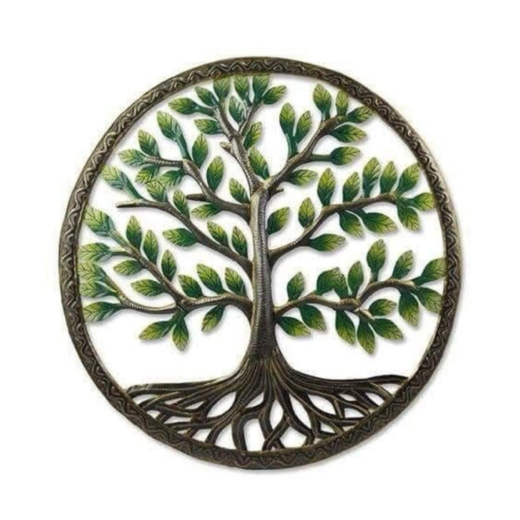 Green Tree of Life Metal Art - Che Cose Belle