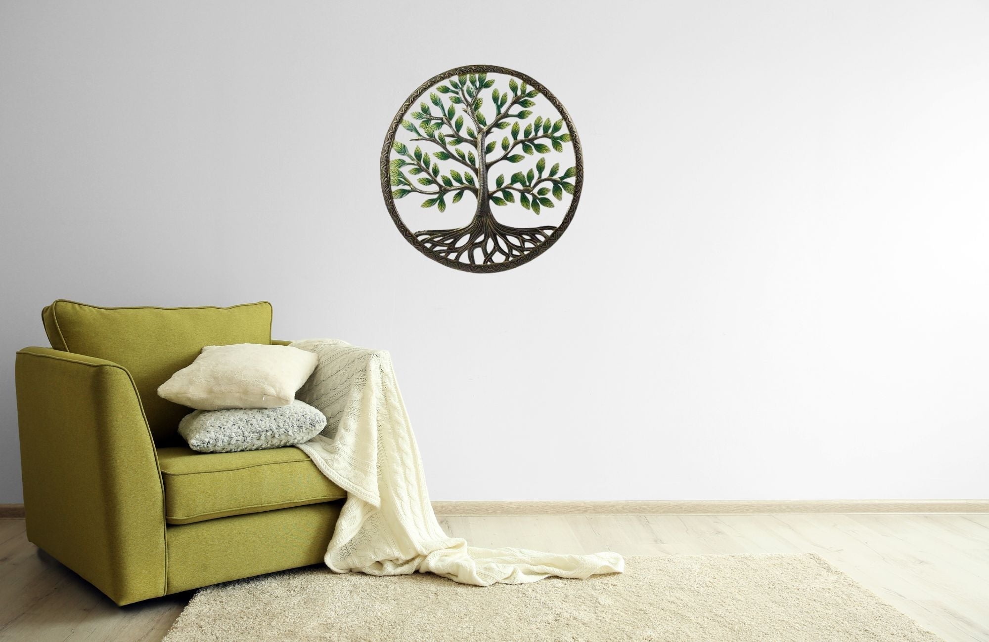 Green Tree of Life Metal Art - Che Cose Belle