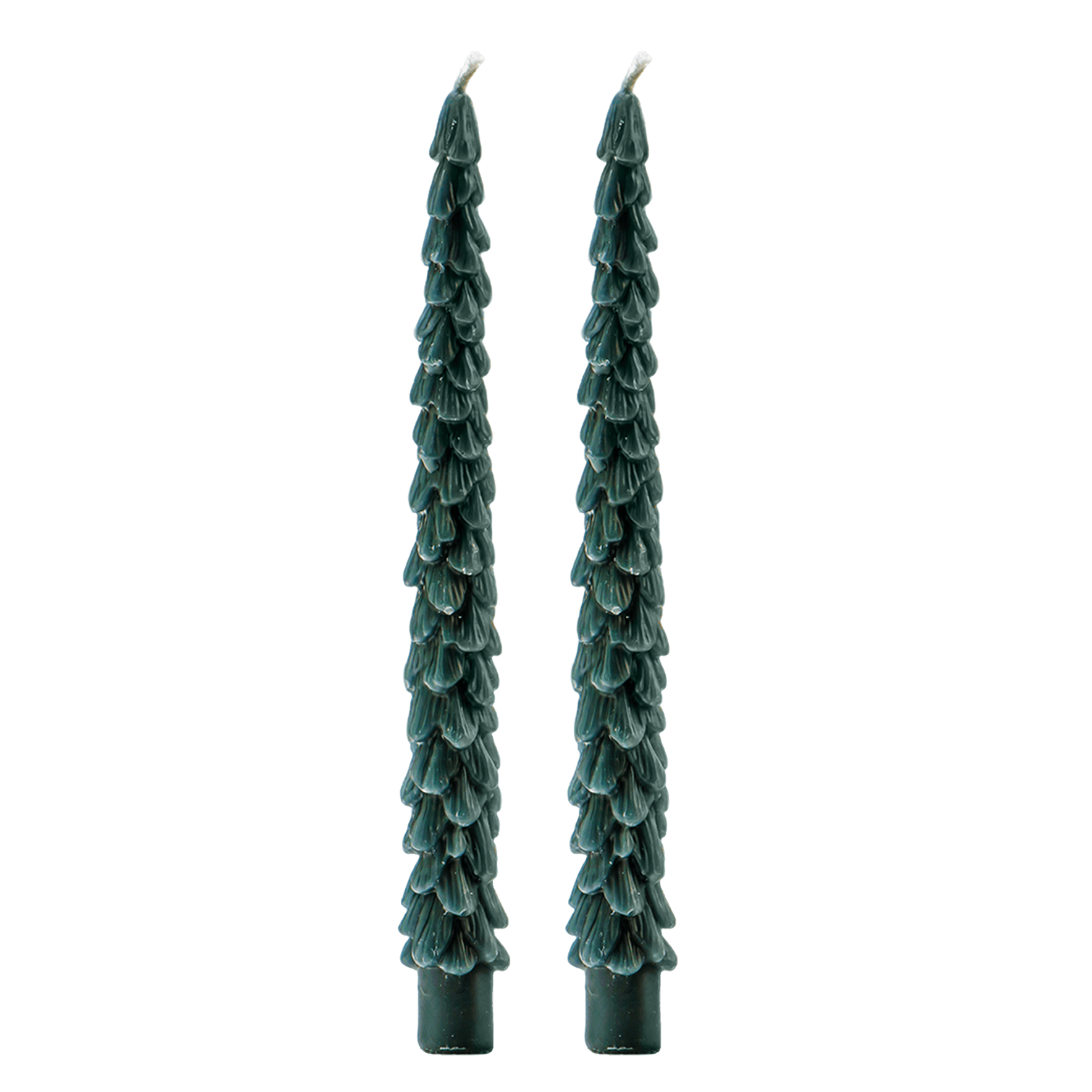 Green Tree Taper Candles - Set of 2 - Che Cose Belle