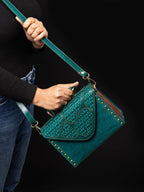 Green Verdant Voyage Crossbody Bag - Che Cose Belle