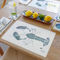 Grey Lobster Placemat | Nautical - Che Cose Belle