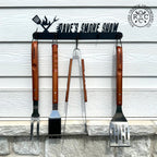 Grill Utensil Holder Personalized - Outdoor Grilling Organizer Accessory - Che Cose Belle