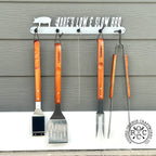 Grill Utensil Holder Personalized - Outdoor Grilling Organizer Accessory - Che Cose Belle