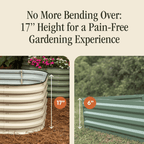 Gro-Rite "No Tools Needed" Premium Metal Raised Garden Bed Kit - Che Cose Belle